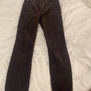 GAP Women’s Dark Brown Corduroy Pants